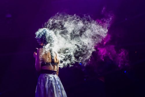 We're only left with smoke| © eurovision.tv / Anna Velikova