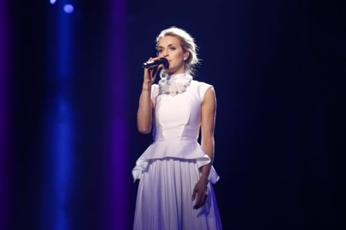 Standing alone | image: eurovision.tv
