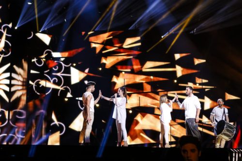 Oxi Moves Like Jagger | © eurovision.tv / Thomas Hanses