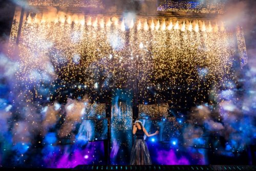 I see fireworks inside a stage | © eurovision.tv / Anna Velikova