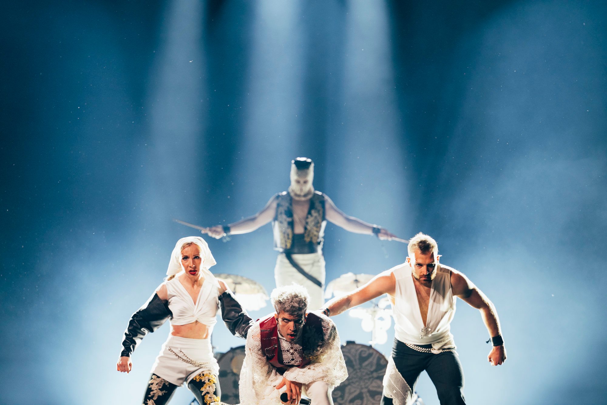 Croatia rehearsing for the Eurovision Song Contest in Malmo